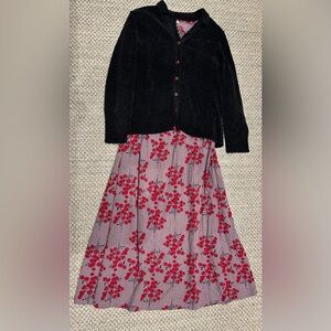 Midi dress and Sweater